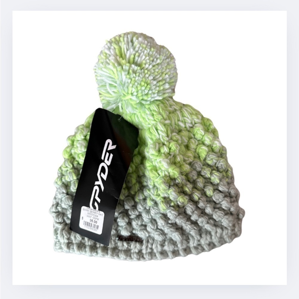 NWT Spyder Berry Pom-Pom Beanie - Kids - Picture 2 of 6